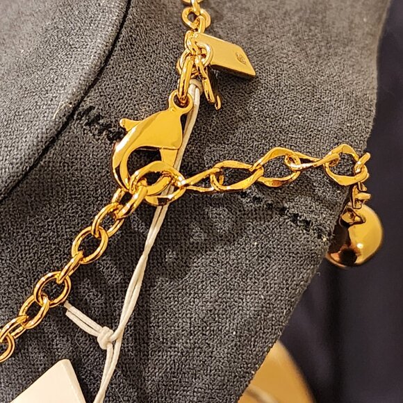 Brand New!! KATE SPADE New York: Secret Garden Yellow|Epoxy Stone| Necklace - Picture 3 of 8